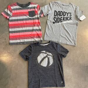 Arizona jean red gray tee carters daddy new old navy active tee boys 5T bundle